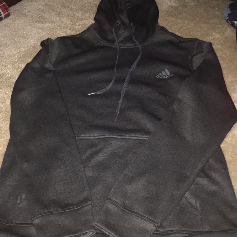 Grey/Black Adidas hoodie